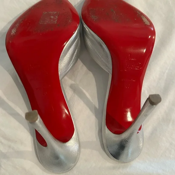 Christian Louboutin Silver Me Dolly - Picture 7 of 16